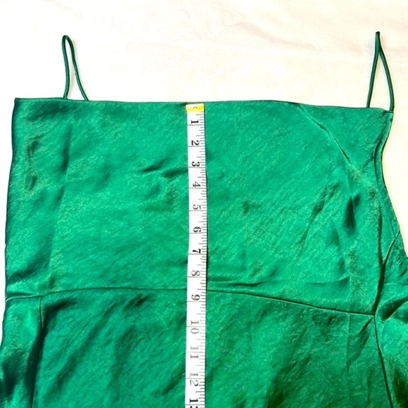 Walk the Line Emerald Green Slip Dress- LIONESS- Size  L NWOT - Picture 14 of 15